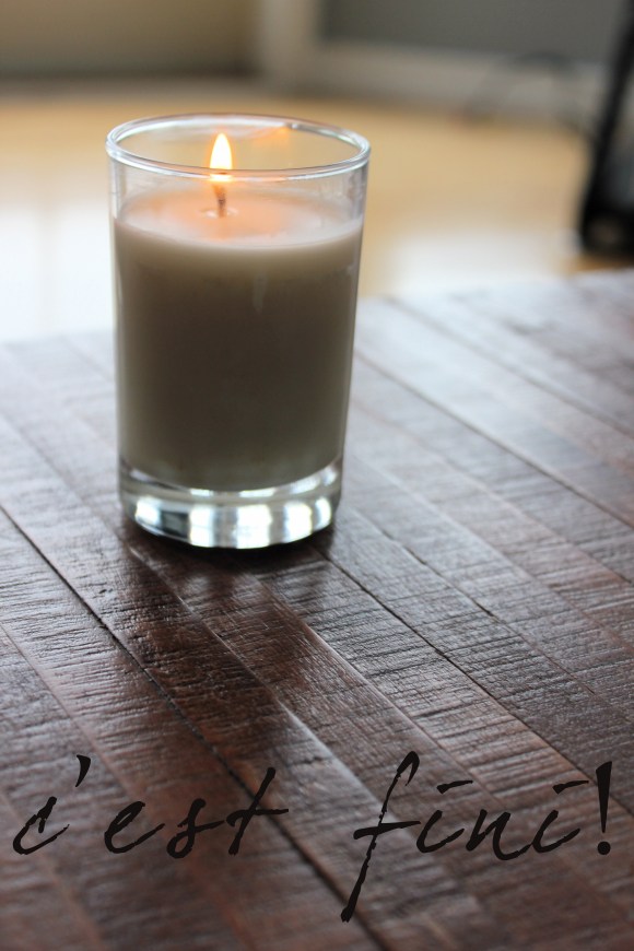 DIY Chai Scented Candles